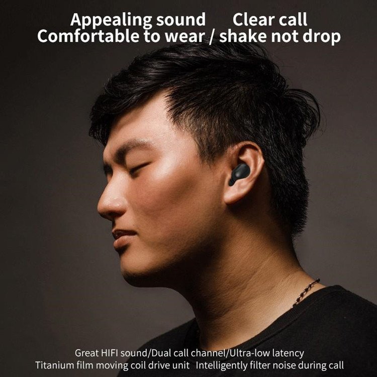 E7S TWS Wireless Earphones 5.0 Earbuds Stereo HIFI Headphones Noise Cancelling Gaming Headset With Microphone