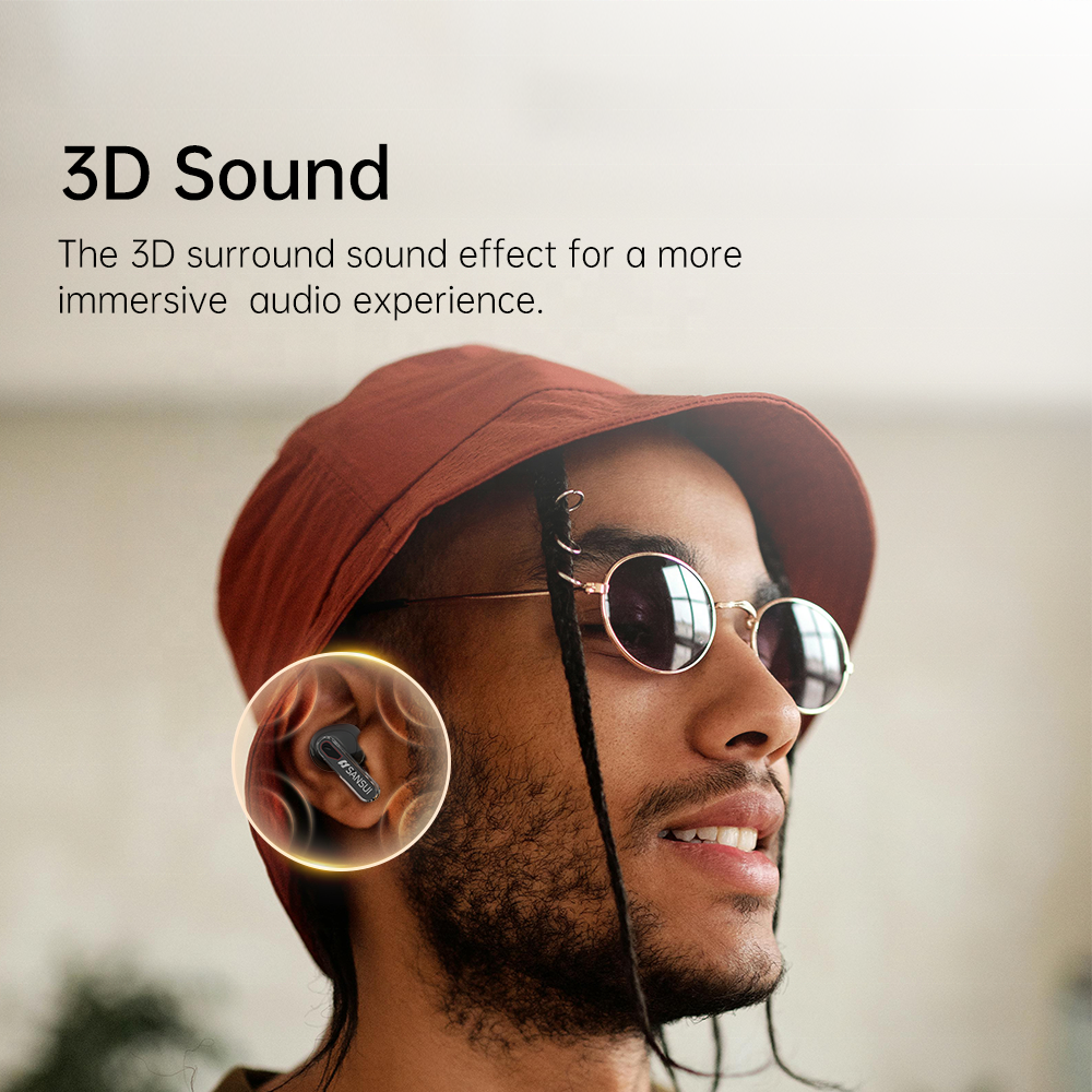 SANSUI W7 hifi earphones & headphones tws earphones headphones wireless blue tooth noise cancelling tws earphones & headphones