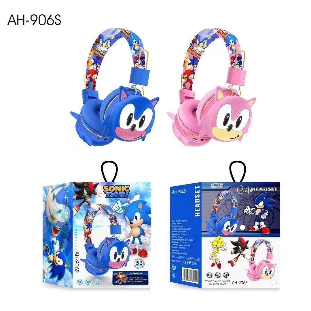 Cross-border foreign trade explosive headphone AH-906 series children's e-sports cute cartoon folding