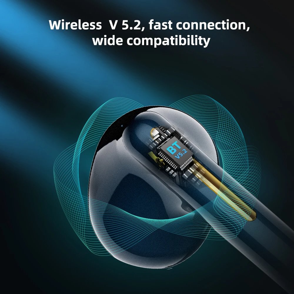 2024 New Electronics Audifonos Gaming In-ear Headphones ENC Noise Cancelling TWS Earbuds for iphone Business Wireless Earphones