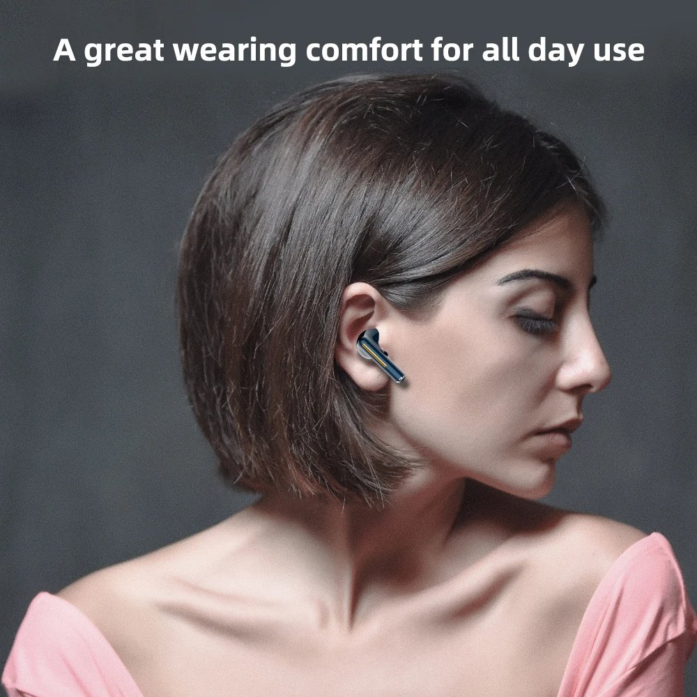 2024 New Electronics Audifonos Gaming In-ear Headphones ENC Noise Cancelling TWS Earbuds for iphone Business Wireless Earphones
