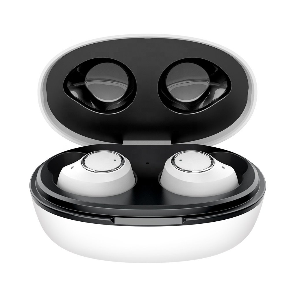 New Design Earbuds Stereo Invisible In-Ear Earbuds Trulyway M2 Mini Cube LED Charging Case Earphone 350mah TWS