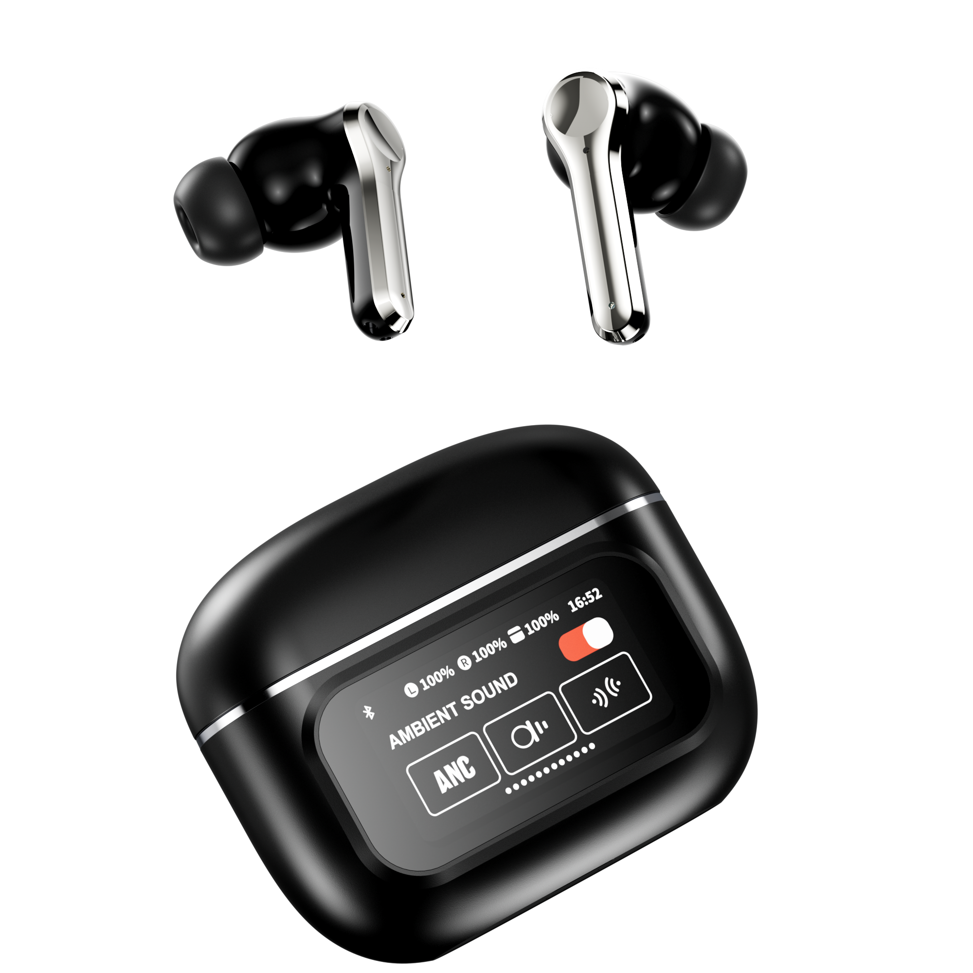 TWS ANC V8 Wireless Earbuds BT5.4 In-Ear Headphones with Noise Cancelling Function Sports & Game Earphones & Earbuds yx30 a9pro