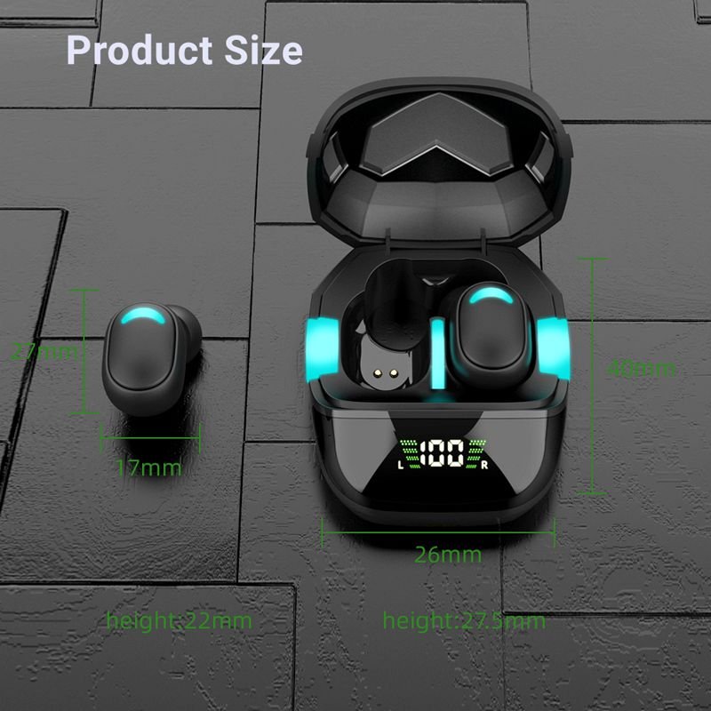Gaming Earbuds Noise Cancelling headphone Without Delay TWS G7s Sport waterproof Game Earphone