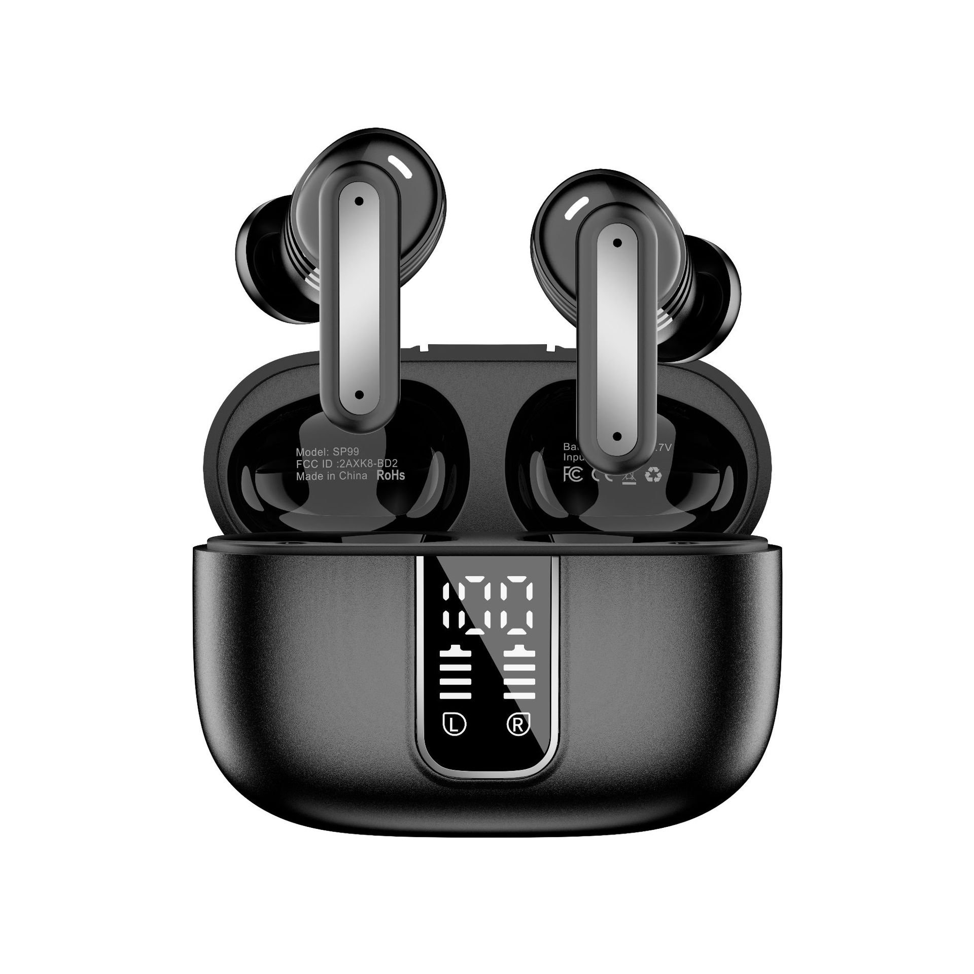 2024 New SP99 Air2 Tws Earbuds ANC/ENC Active Noise Cancelling Blue /tooth Headphone in-Ear Wireless Earphone