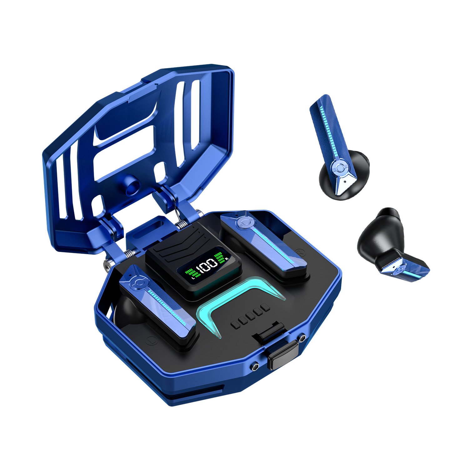 DX05 Earphone TWS Wireless Headphone Noise Cancelling Gaming Headset LED Digital Display Earbuds With Earphone Power Bank