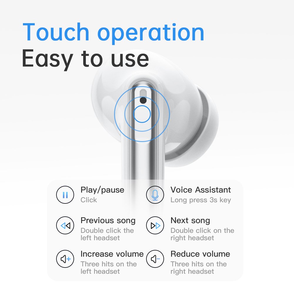 Popular Wireless Earbuds BT 5.3 In Ear Headphones Wireless Headphones Noise Canceling Earbuds USB-C Waterproof Earphones