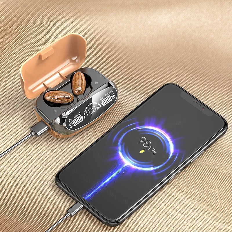 M35 TWS true wireless Earphone BT5.3 Headset 9D HiFi Stereo Sound Noise Cancelling Touch Control Gaming earbud in-ear headphones