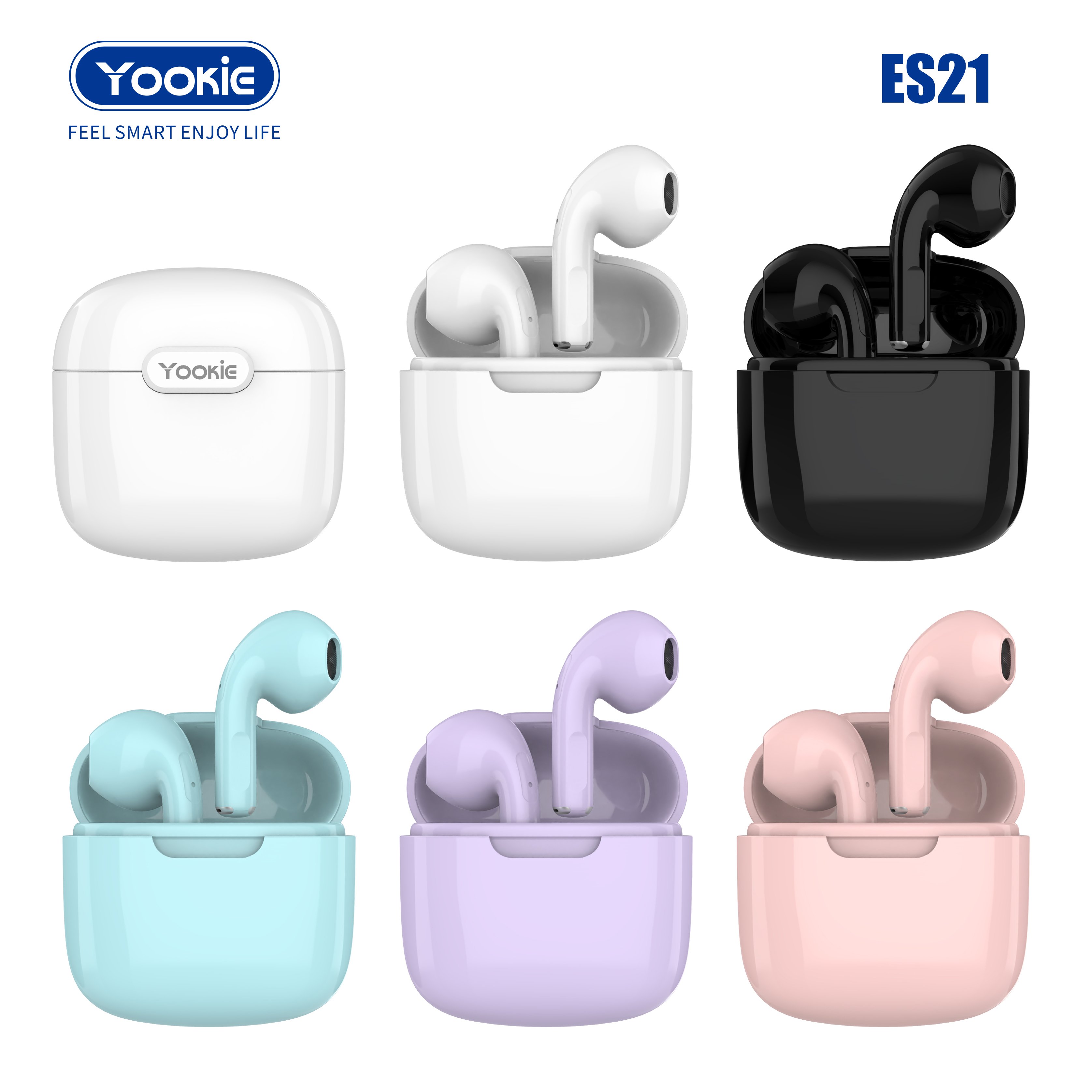 Trending amazon products wireless noise cancelling tws earphone for iphone