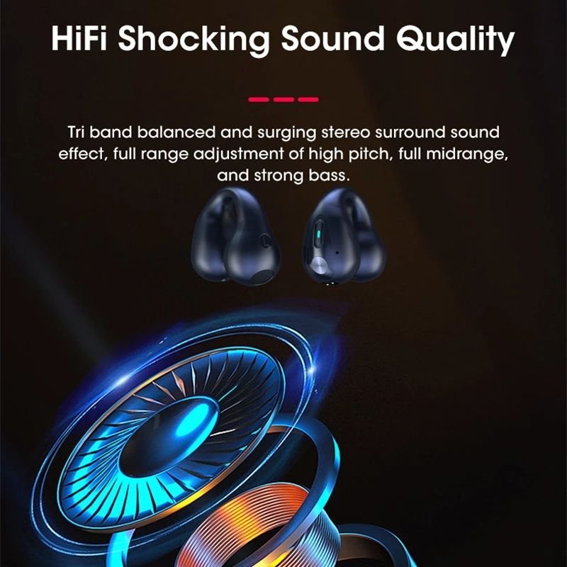 2023 New Yyk-q80 Earing Tws Wireless Earphones Stereo Music Touch Control Ipx5 Waterproof With Microphone Sports Headphones