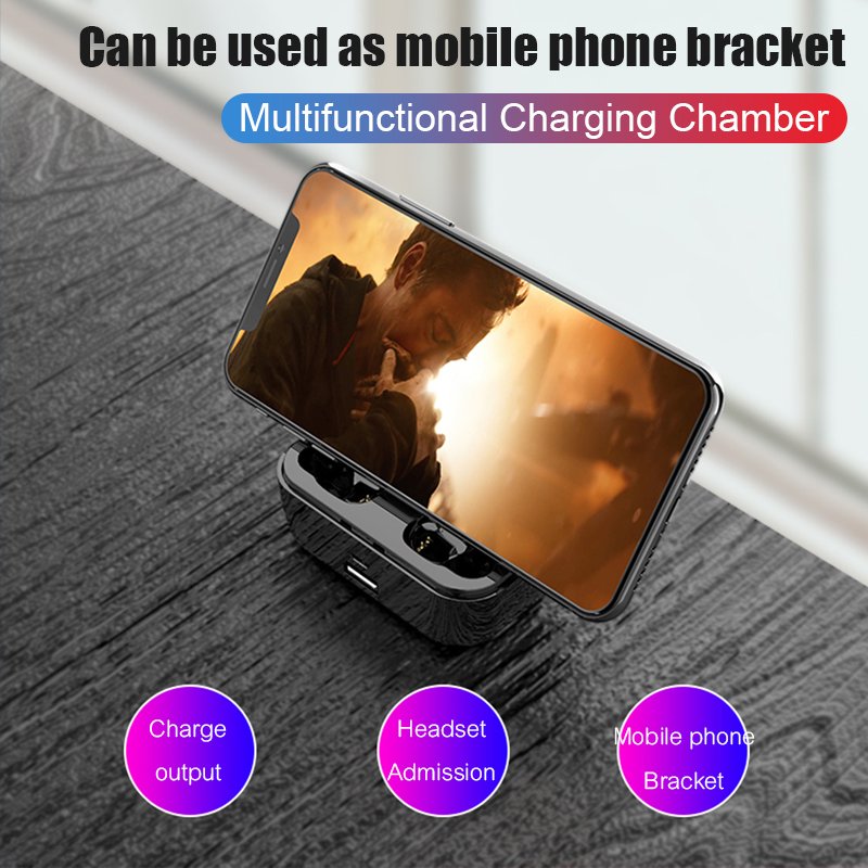 G6S Wireless Smart Digital Display LED Earbuds HD Call Charging Multi-Function Automatic Noise Cancelling TWS Earphones