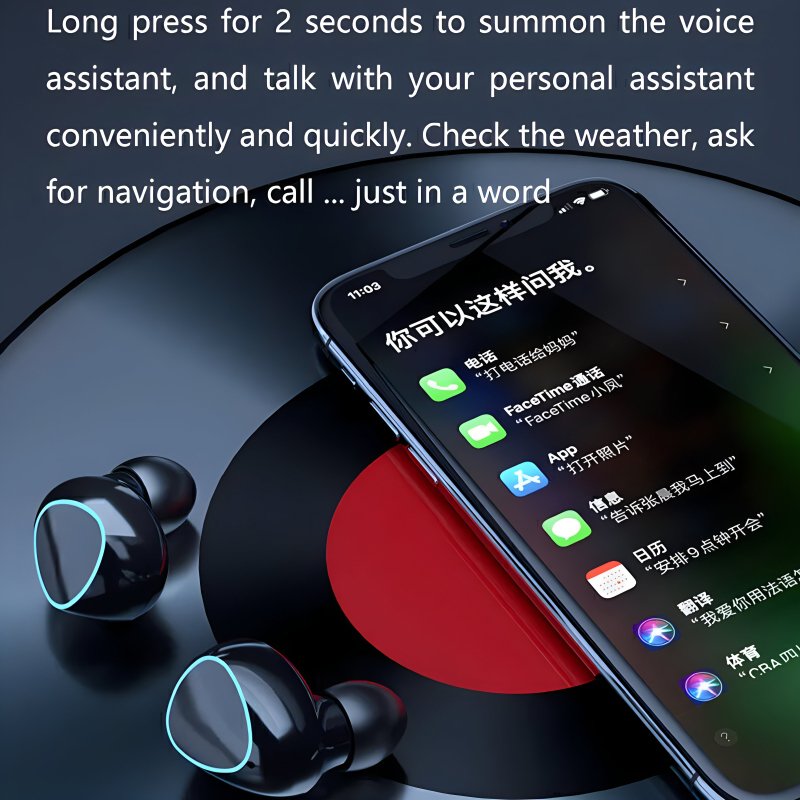 Top Quality IPX7 Waterproof M10 Wireless Earbuds Noise Cancelling TWS Earphones Headphones With LED Display