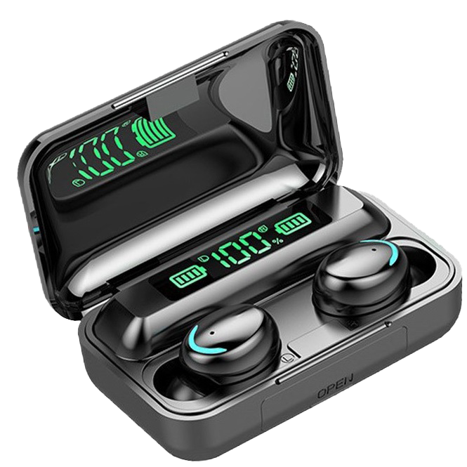 F9 2023 Hot sale 9D Wireless Earphone Stereo Sports Earbuds TWS BT 5.0 Earphones Headsets With Charging Case