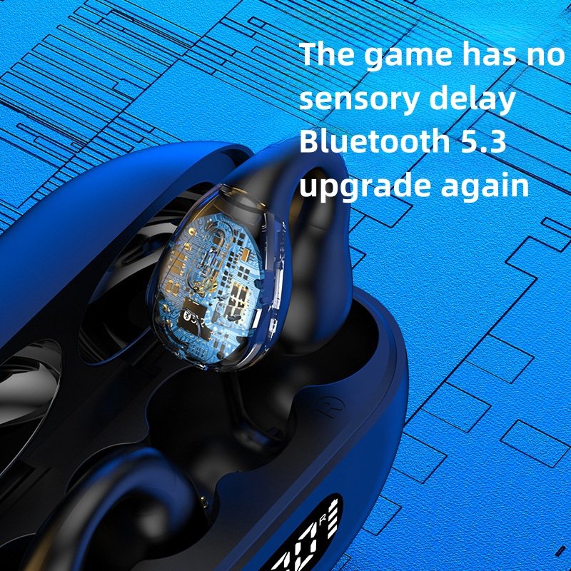 Audifonos Bluetooth Earphone Sports Hifi Headphones Wireless Gaming Ear Clip Noise Cancelling Tws Earphones Headphones