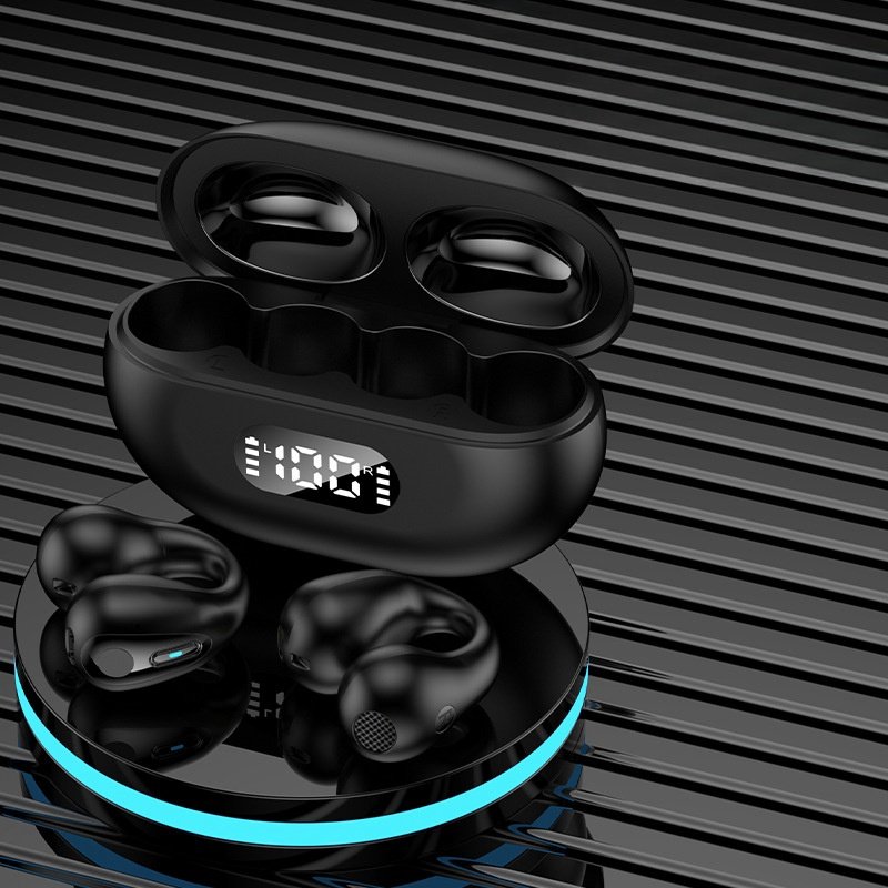 Audifonos Bluetooth Earphone Sports Hifi Headphones Wireless Gaming Ear Clip Noise Cancelling Tws Earphones Headphones