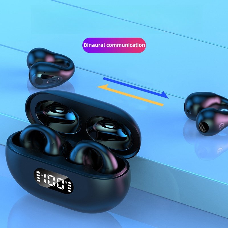 Audifonos Bluetooth Earphone Sports Hifi Headphones Wireless Gaming Ear Clip Noise Cancelling Tws Earphones Headphones