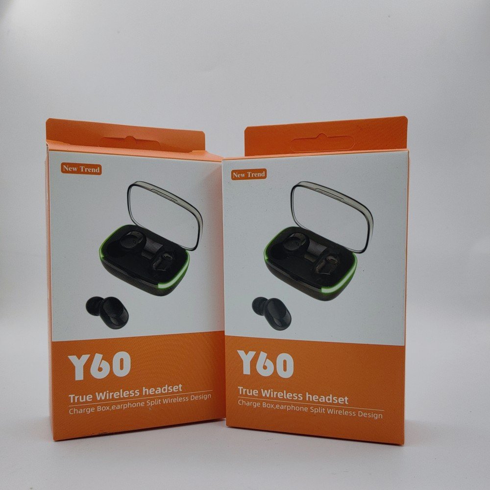 True Wireless In-Ear Earbuds Y60 TWS Headset Noise Cancelling Function JL M10 F9 M25 M28 M19 Model Audifonos Y60 Headphone