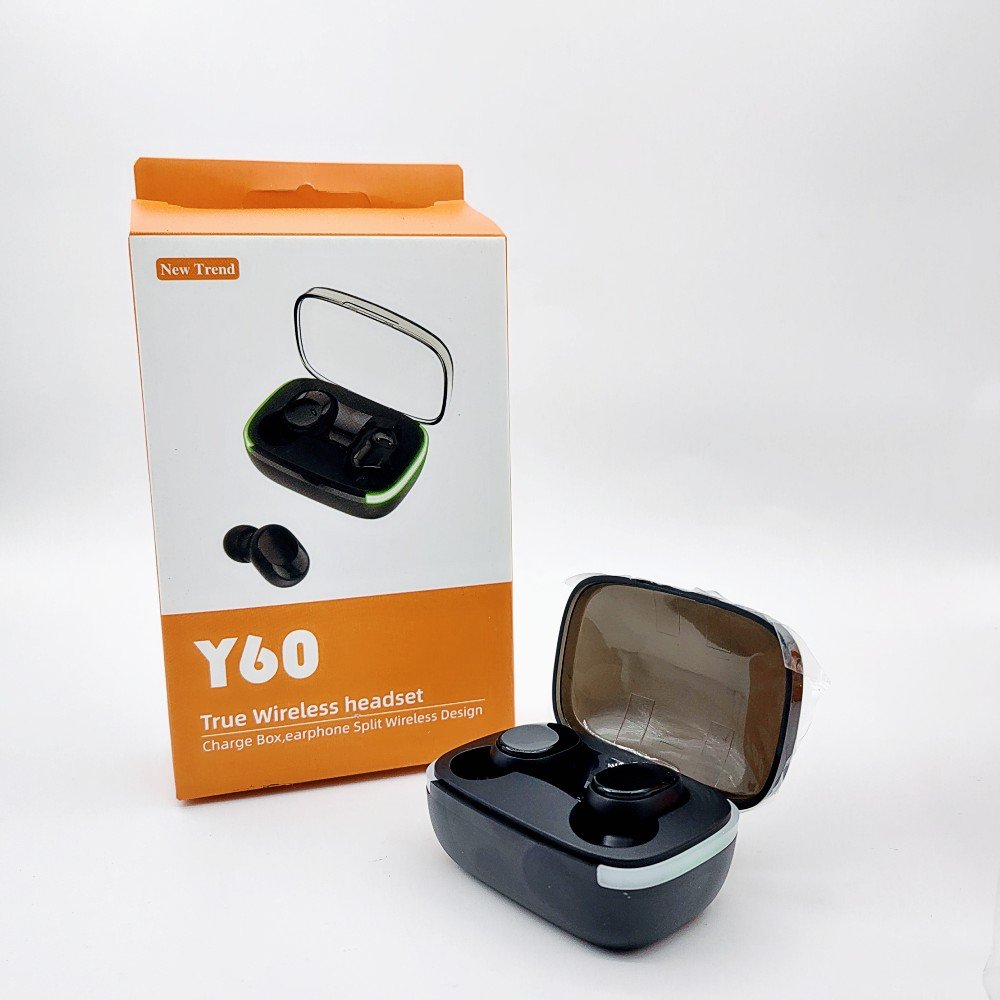 True Wireless In-Ear Earbuds Y60 TWS Headset Noise Cancelling Function JL M10 F9 M25 M28 M19 Model Audifonos Y60 Headphone