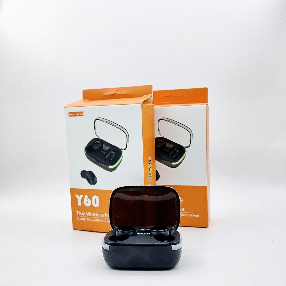 True Wireless In-Ear Earbuds Y60 TWS Headset Noise Cancelling Function JL M10 F9 M25 M28 M19 Model Audifonos Y60 Headphone