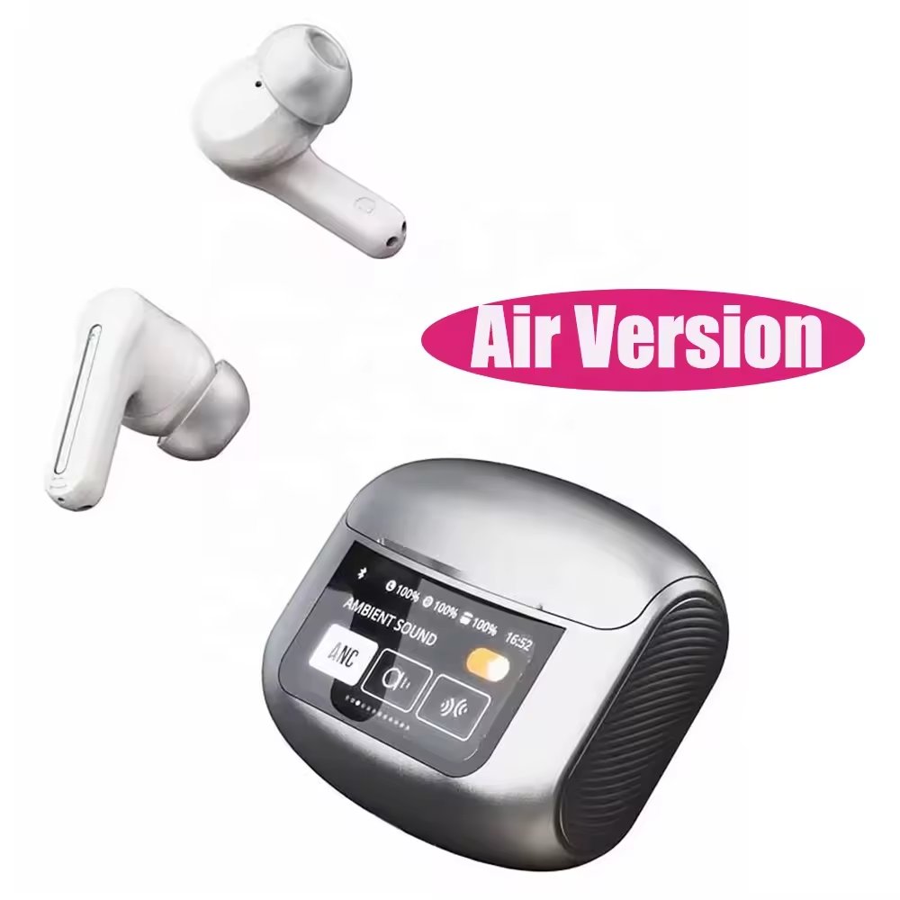 2024 HYX Air Version LED Full-Color Screen LCD Gaming in-ear Wireless Noise Cancelling Tws Earphones & Headphones