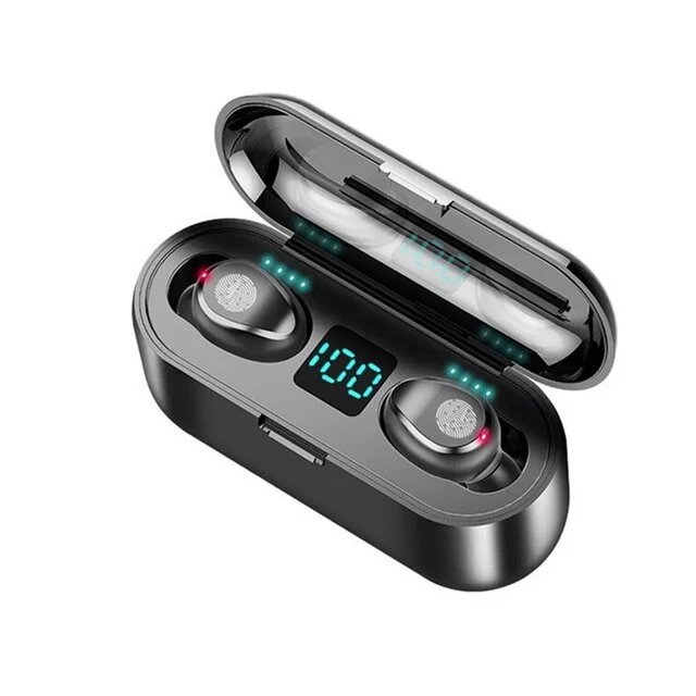 cheapest F9 1 dollar items shop wholesale products TWS IPX7 Wireless Bluetooth earbuds ecouteur noise cancelling In-ear earphone