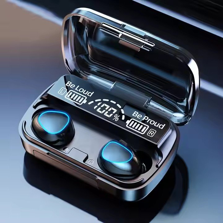 M10 TWS Wireless Earbud LED Display HIFI Stereo Gaming Headphones with Charging Box LED Sports Stereo Noise Canceling earphone
