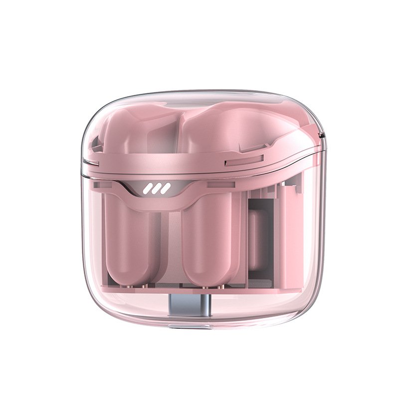 Transparent chassis wireless TM40 BT headset TWS low latency game headphones intelligent touch noise reduction Earphones
