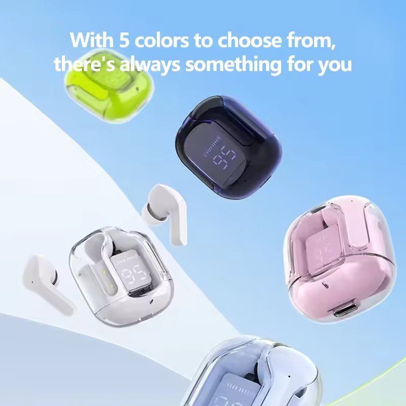 Cheap price T2 Wireless BT Headset TWS AIR31 Headphones ENC Headphones LED Power Digital Display Stereo Sound Earphone for Music