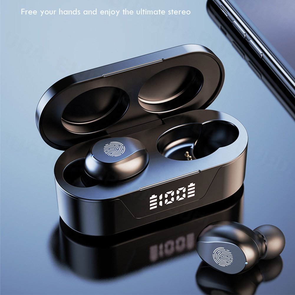 TWS Y30 Wireless 5.0 LED Display Earphone Noise Canceling Gaming Sport Waterproof Touch Control Headset Stereo Music Headphones