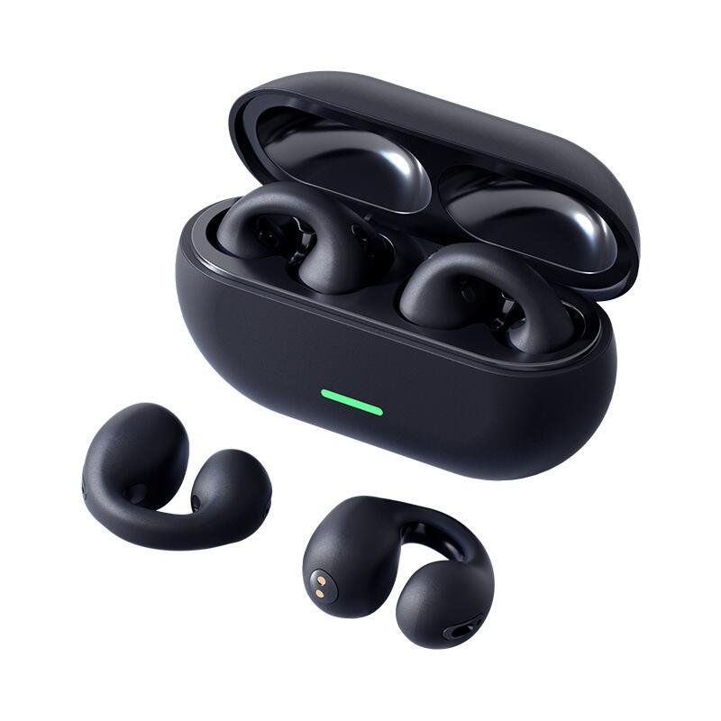 2024 Open Bone Conduction Sports Headset TWS 5.3 Audifonos Auriculares Wireless Ear Clip Headphones Earphones S06 OWS Earbuds