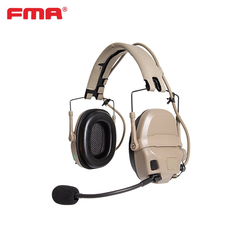 FMA/FCS AMP Communication Headset Hot Selling Communication Pickup Noise Canceling Hearing Protection Tactical Headphones TB1372