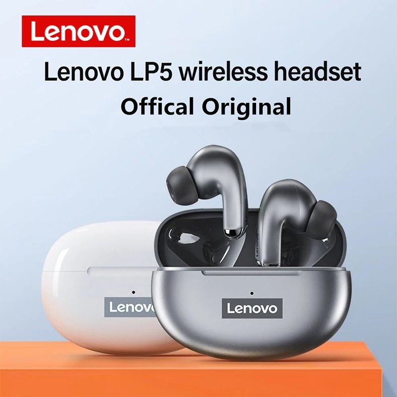 Original auriculares Lenovo LP5 earbuds noise cancelling bloototh TWS wireless headset game bt 5.0 gaming earphones headphones