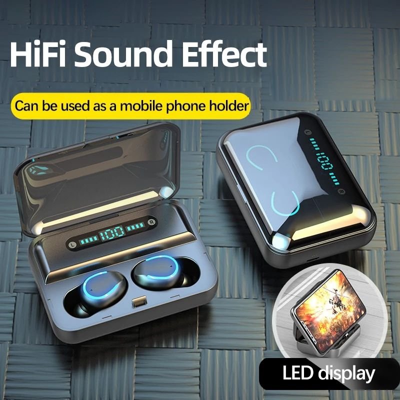 tws earphones waterproof hifi headphones fone de ouvido auriculares audifonos bt wireless earbuds f9-5 tws