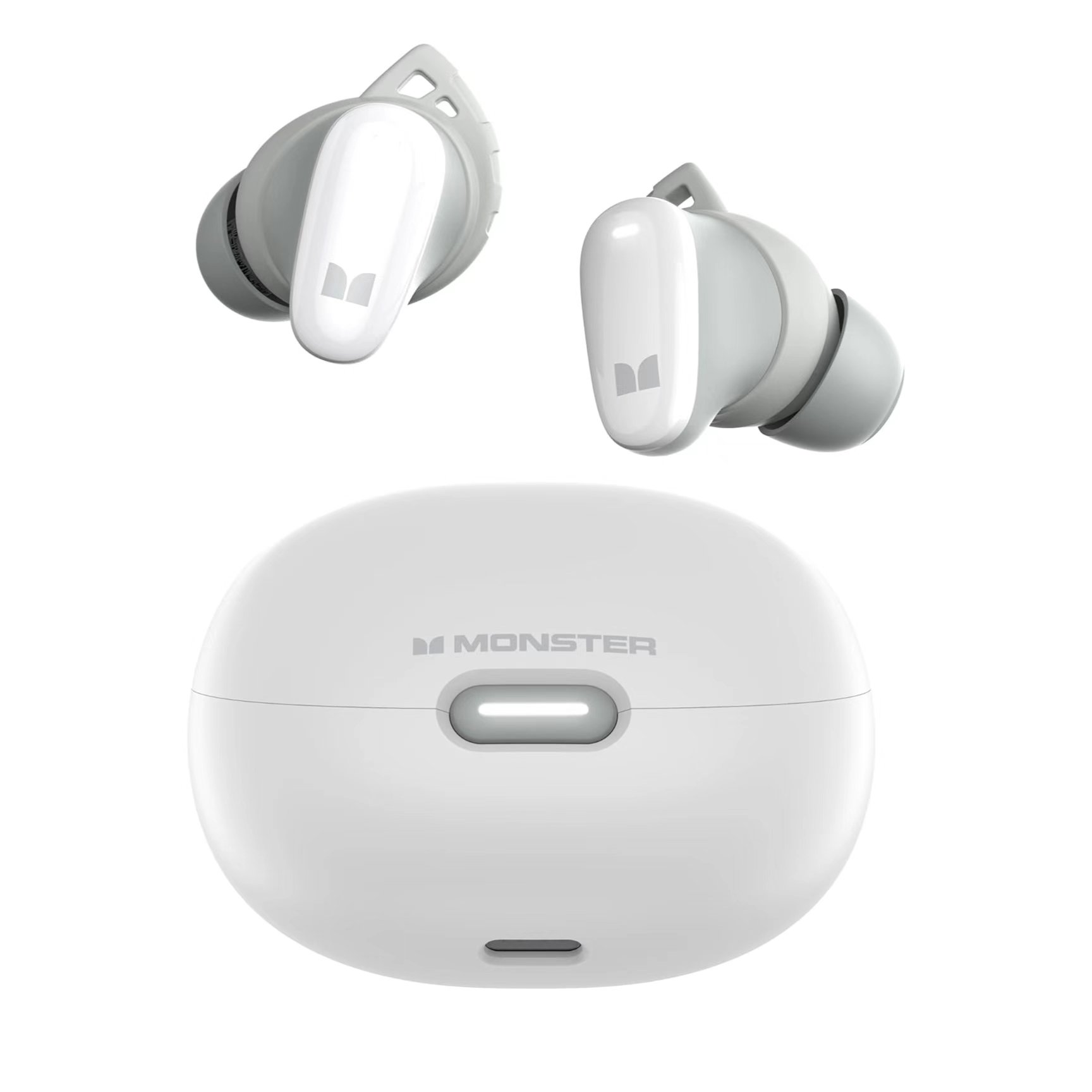 Monster N-Lite 206 ENC smart blue tooth5.4 in-ear hd clear call headphones comfortable fit IPX5 waterproof gaming earbuds
