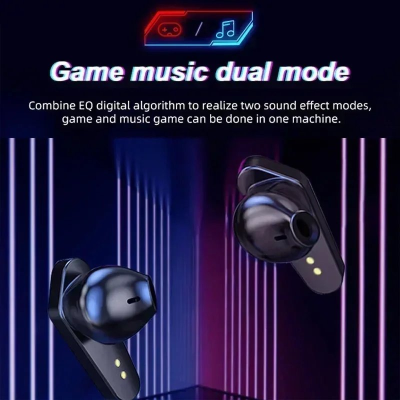 Factory Price Game Earphones X15 TWS Wireless BT Digital Display Low-latency In-ear Noise reduction Headphones Sports Earbud