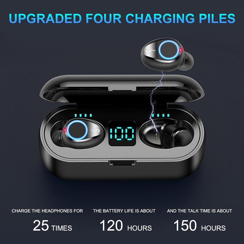 2023 new arrivals Wireless EarBuds TWS Bluetooth 5.0 earphones Good Sound Sweat Proof bluetooth headset for iphone 11 12