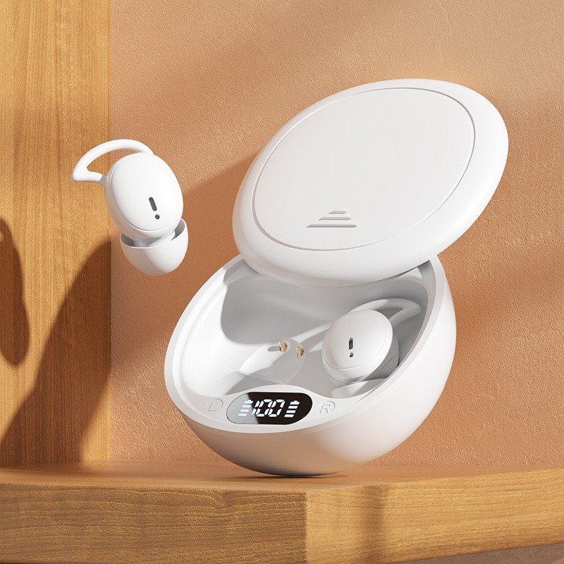 M73 Factory Wholesale Sleep Earphones High Fidelity Sound Quality Headphones Mini True Wireless M73 LED Power Digital Display