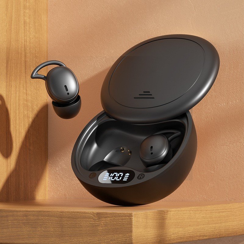 M73 Factory Wholesale Sleep Earphones High Fidelity Sound Quality Headphones Mini True Wireless M73 LED Power Digital Display