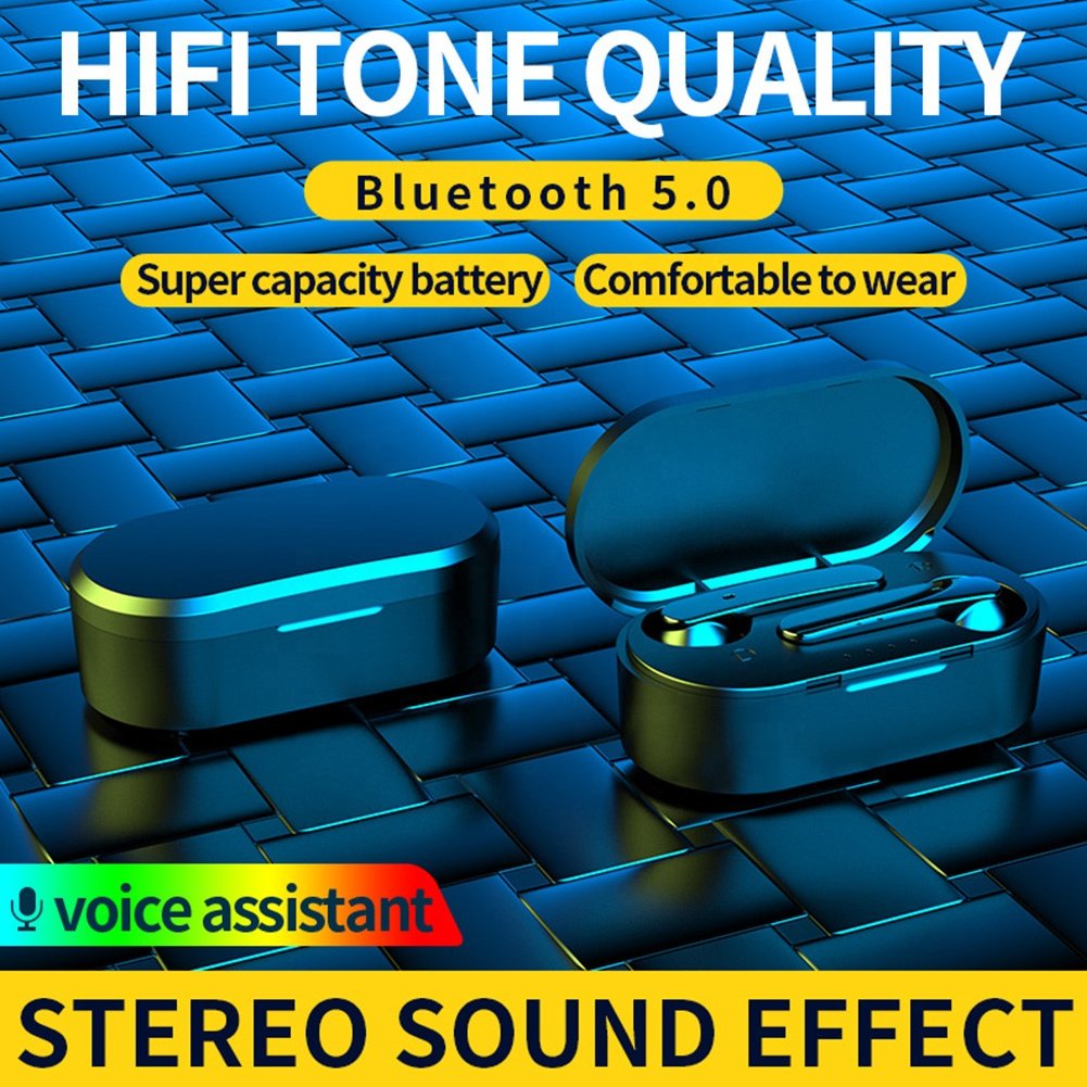 Oem TWS 5.0 Noise Warless Cancellation Handsfree Waterproof Headphones Sport Mini Earphones For Android Phone