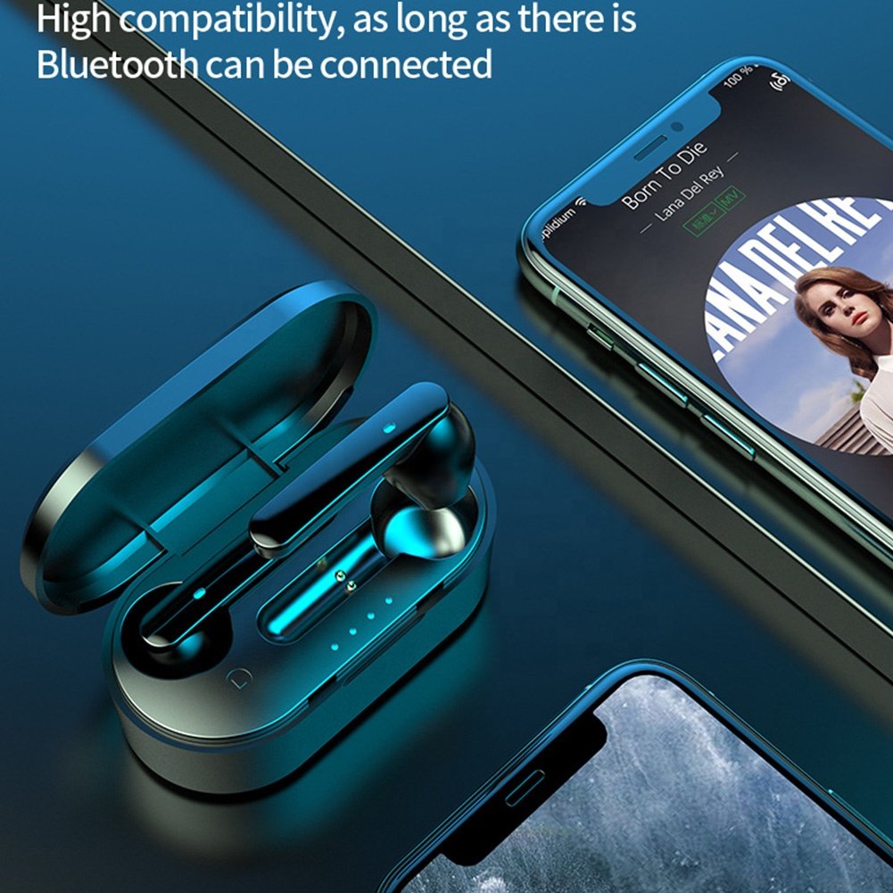 Oem TWS 5.0 Noise Warless Cancellation Handsfree Waterproof Headphones Sport Mini Earphones For Android Phone