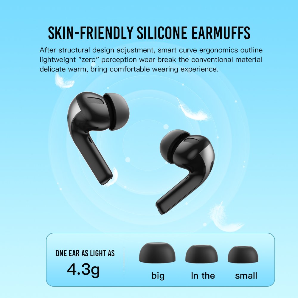 2024 New LED Full-Color Screen TWS Earbuds with 2 Microphones Noise Cancelling Headphones the Most Popular Newest Earphones