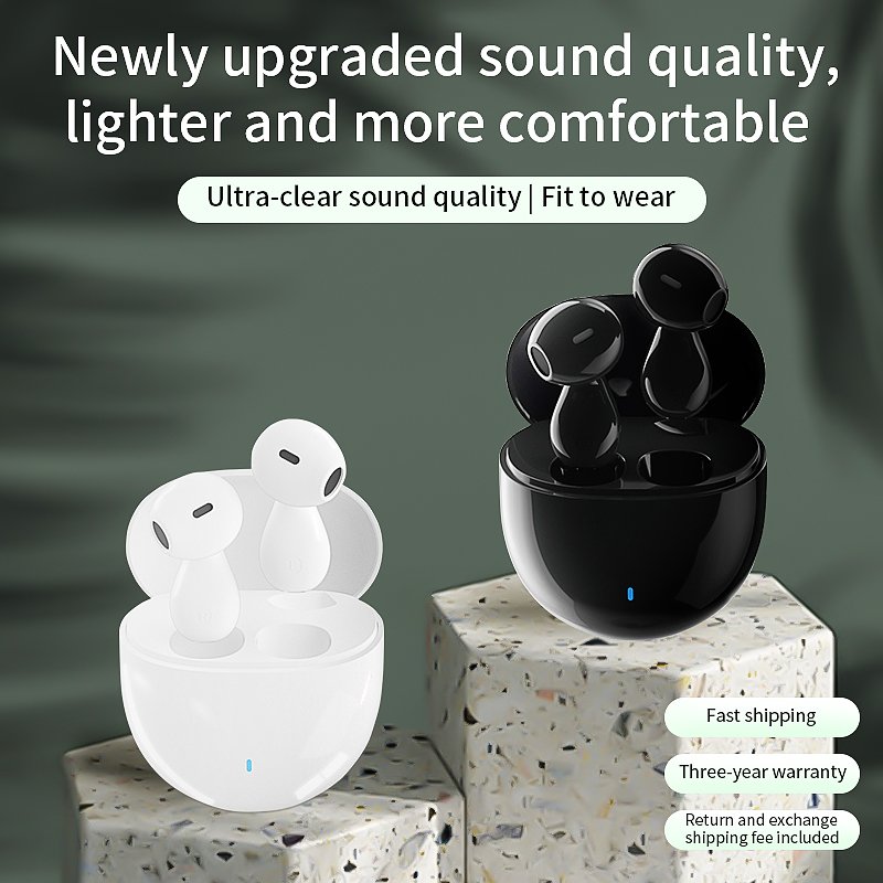 TWS Airbuds wireless headphones in ear ANC noise reduction low latency earbuds HiFi AAC touch control earphones