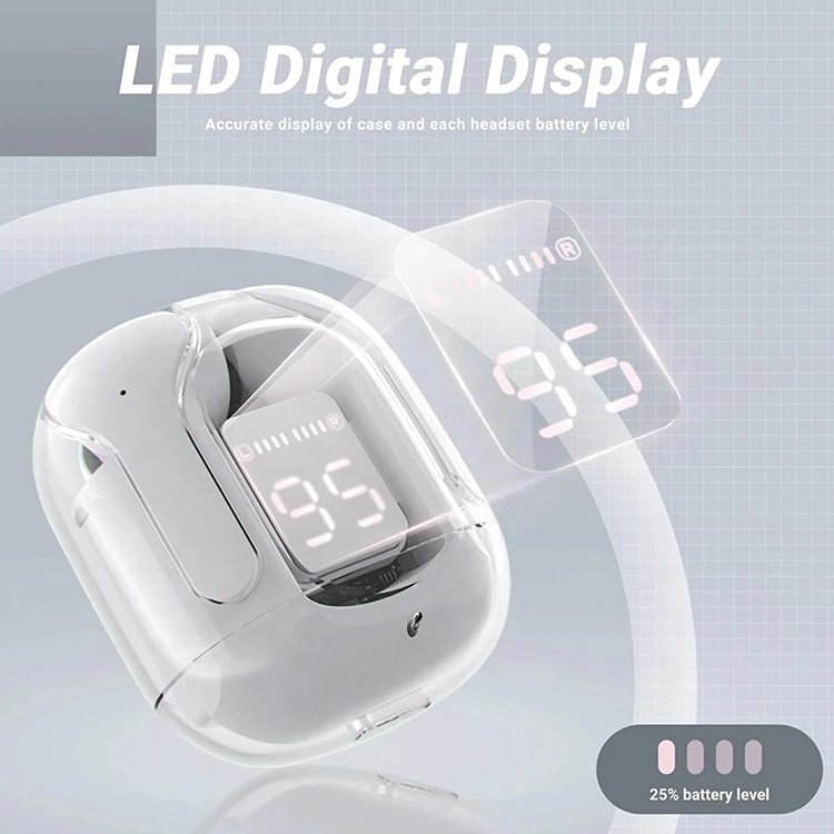 Transparent auriculares air 31 tws airbuds earphone wireless crystal body Earbuds Headset wireless headphone air31 earbuds