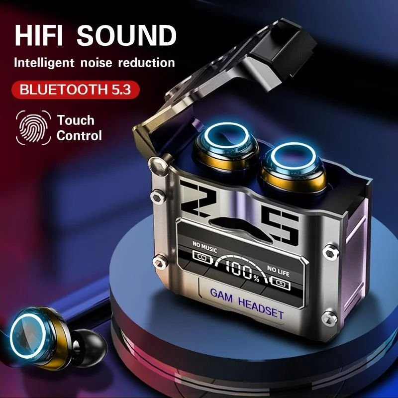 TWS M25 Fone Bluetooth Earphones Wireless Headphones LED Display Noise Cancelling Earbuds with Mic Wireless Bluetooth Headset