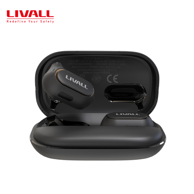 ENC Open Ear Magnetic TWS Headphones Earphones Ear Phones Wireless Sports LED Wifi Type-c Headphones BES Round ABS No Light AAC