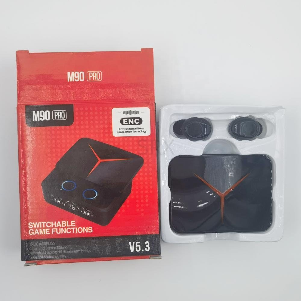 M90 Pro Earbuds Sports Gaming Wireless Bluetooth Tws Earphone Audifonos M90 Pro