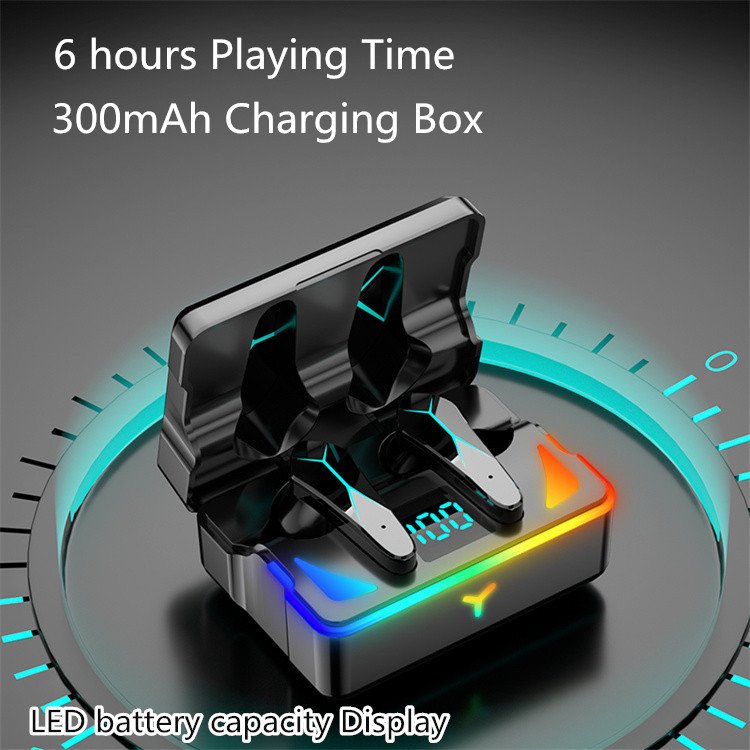 Sport Led Display Earbuds Noise Cancelling HD Bass Earphones X7 Tws Wireless Headphones Auriculares Blue tooth Gaming Headset