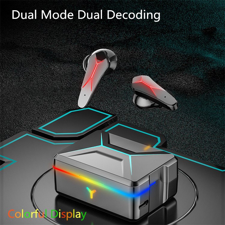 Sport Led Display Earbuds Noise Cancelling HD Bass Earphones X7 Tws Wireless Headphones Auriculares Blue tooth Gaming Headset