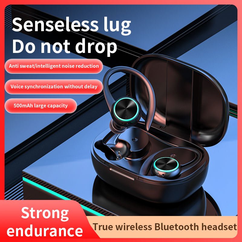 Wireless Earbud 5.3 Stereo Bass Earphones 2024 Noise Cancelling Ear Buds 40h Dual Mic Call Earb Sports Earphones Headphones