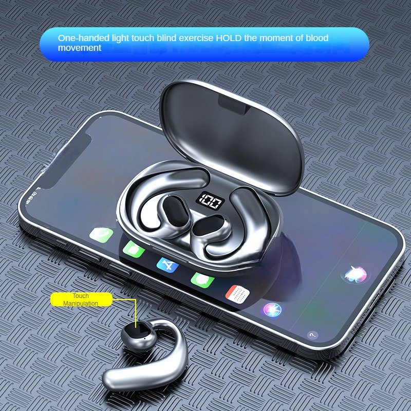 Hot Waterproof Wireless Headset with Touch Digital Display In-Ear On-Ear Functionality
